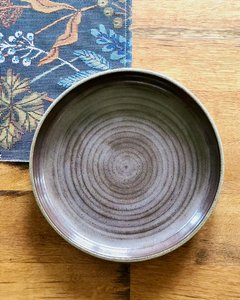 large flat ceramic bowl